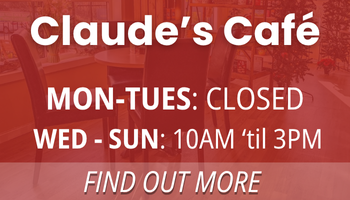 Claude's Café. Click to find out more.